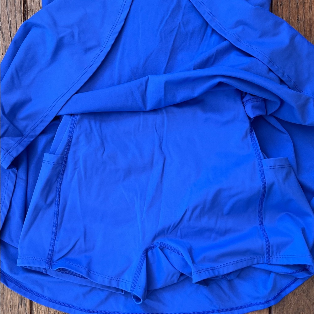 HALARA Vibrant Blue Dress Size Medium Like New - Picture 4 of 5